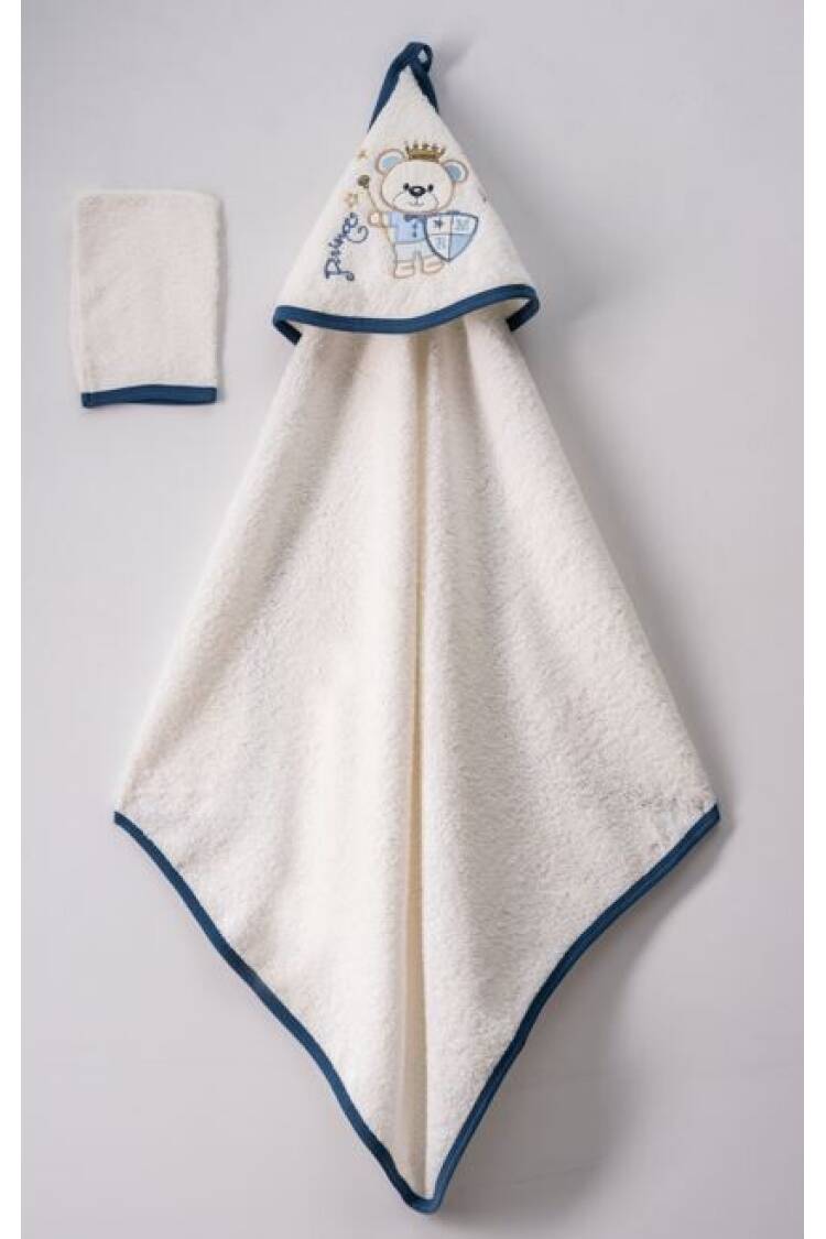 Wholesale Kids Unisex 2-Piece Set with Scrub Mitt and Towel 75x80 - Brand: Ramel Kids - Kids & Baby Clothes Wholesale - Globality Store