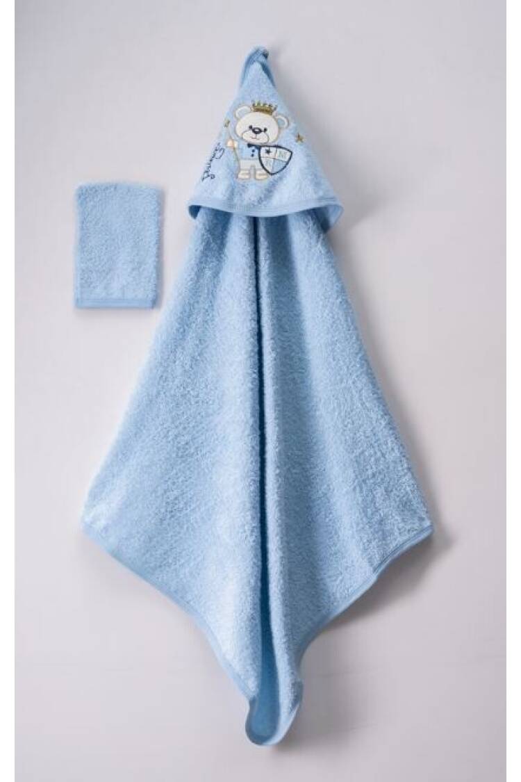 Wholesale Kids Unisex 2-Piece Set with Scrub Mitt and Towel 75x80 - Brand: Ramel Kids - Kids & Baby Clothes Wholesale - Globality Store