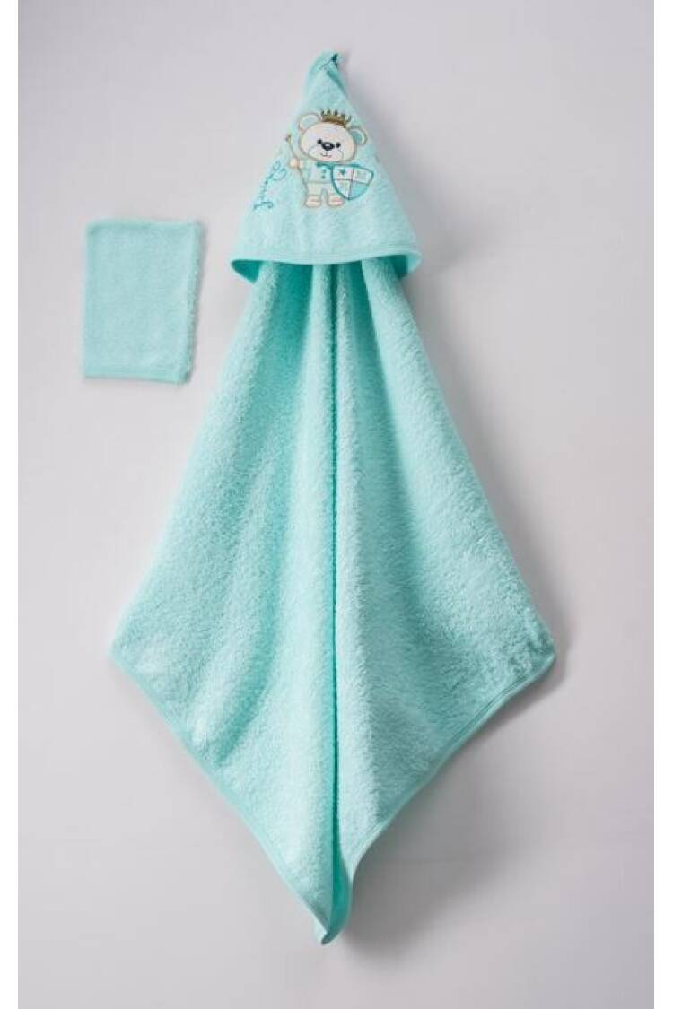 Wholesale Kids Unisex 2-Piece Set with Scrub Mitt and Towel 75x80 - Brand: Ramel Kids - Kids & Baby Clothes Wholesale - Globality Store