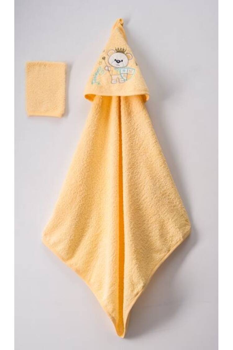 Wholesale Kids Unisex 2-Piece Set with Scrub Mitt and Towel 75x80 - Brand: Ramel Kids - Kids & Baby Clothes Wholesale - Globality Store
