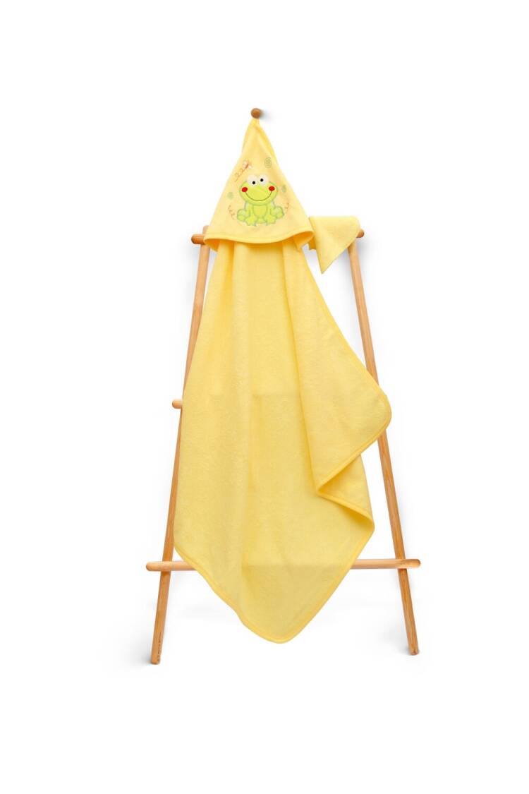 Wholesale Kids Unisex 2-Piece Set with Scrub Mitt and Towel 80x80cm - Brand: Babyline - Kids & Baby Clothes Wholesale - Globality Store