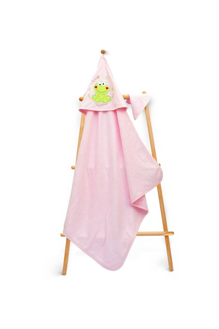 Wholesale Kids Unisex 2-Piece Set with Scrub Mitt and Towel 80x80cm - Brand: Babyline - Kids & Baby Clothes Wholesale - Globality Store