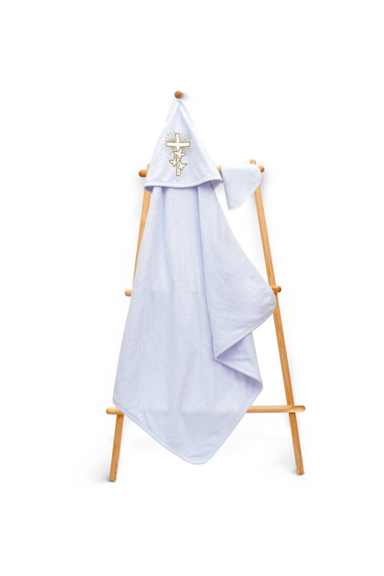 Wholesale Kids Unisex 2-Piece Set with Scrub Mitt and Towel 80x80cm - Brand: Babyline - Kids & Baby Clothes Wholesale - Globality Store
