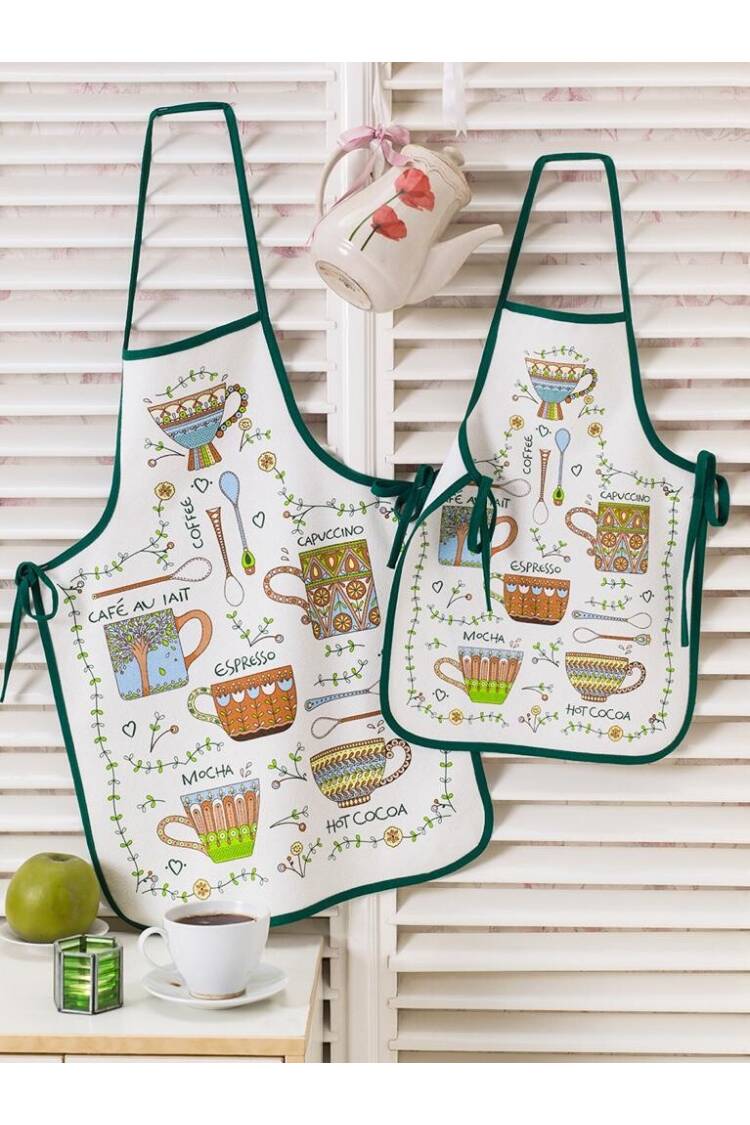 Wholesale Mother and Child Apron Set 5-12Y - Brand: Ramel Kids - Kids & Baby Clothes Wholesale - Globality Store