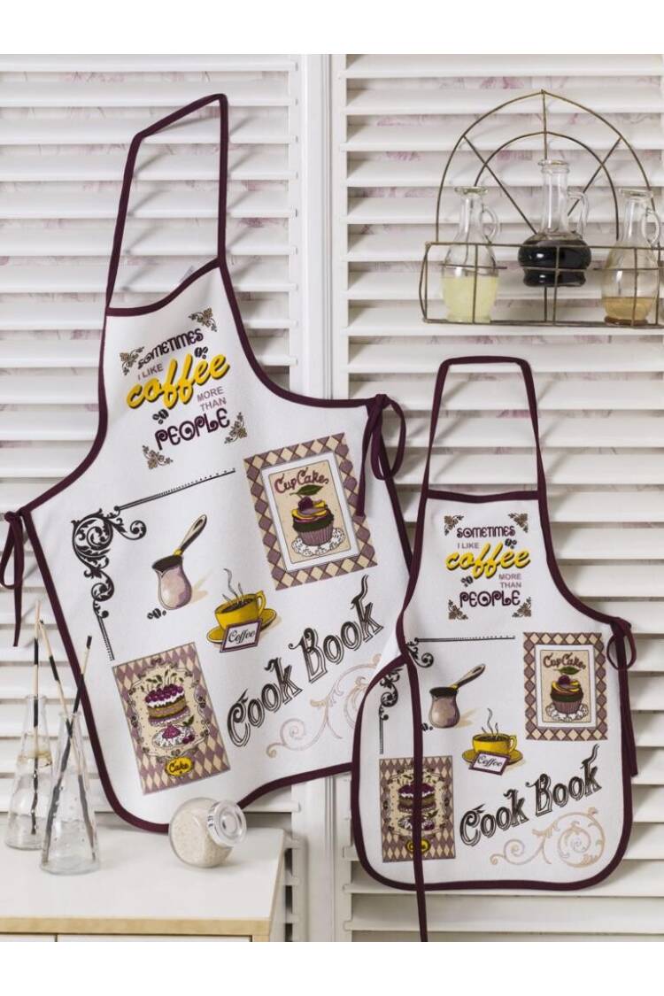 Wholesale Mother and Child Apron Set 5-12Y - Brand: Ramel Kids - Kids & Baby Clothes Wholesale - Globality Store