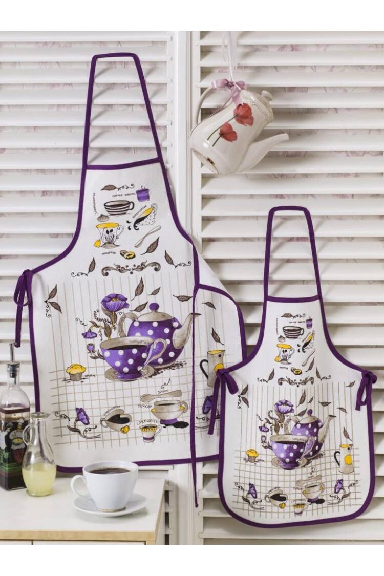 Wholesale Mother and Child Apron Set 5-12Y - Brand: Ramel Kids - Kids & Baby Clothes Wholesale - Globality Store