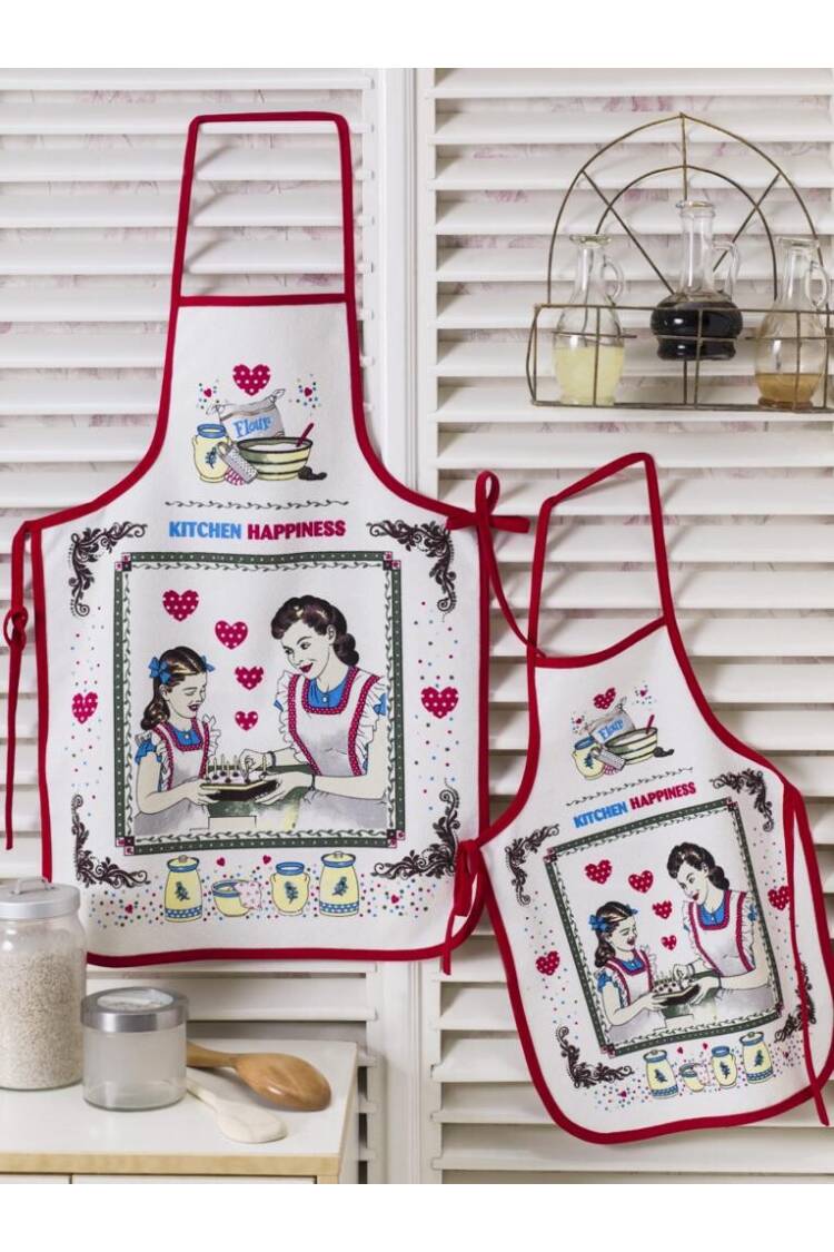Wholesale Mother and Child Apron Set 5-12Y - Brand: Ramel Kids - Kids & Baby Clothes Wholesale - Globality Store