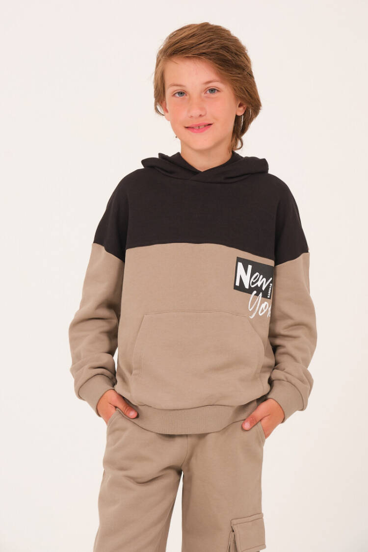 Wholesale Printed Hooded Sweatshirt for Boys 8-15Y - Brand: Jazziee - Kids & Baby Clothes Wholesale - Globality Store