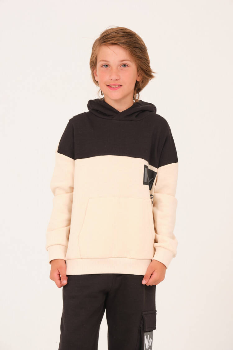 Wholesale Printed Hooded Sweatshirt for Boys 8-15Y - Brand: Jazziee - Kids & Baby Clothes Wholesale - Globality Store