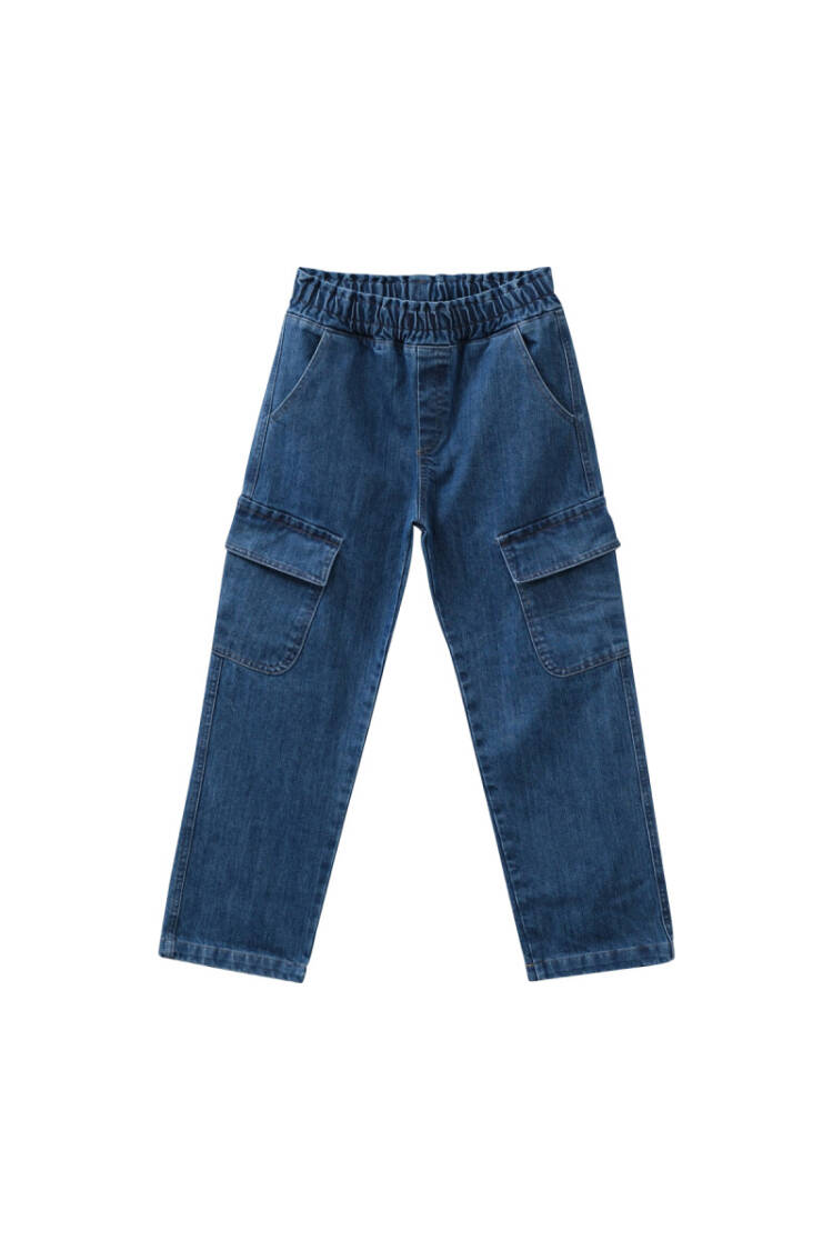 Wholesale Teenage Girls Kids Cargo Pocket Jean Trousers 8-15Y - Brand: Jazziee - Kids & Baby Clothes Wholesale - Globality Store