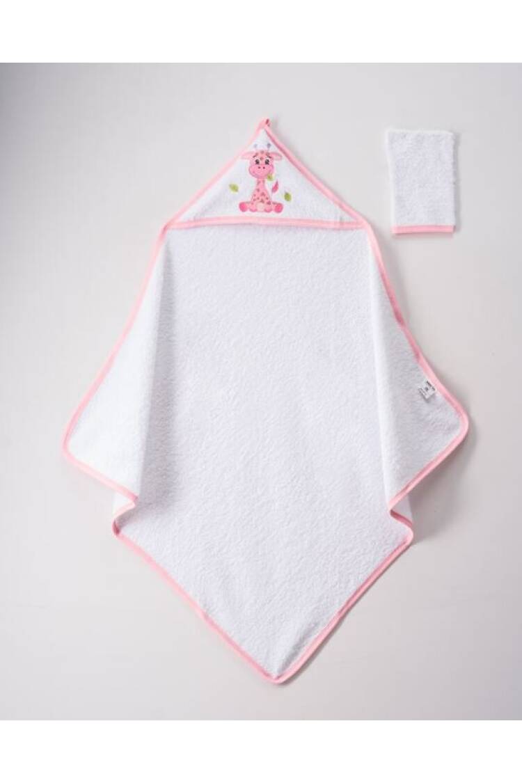 Wholesale Unisex 2-Piece Baby Set with Scrub Mitt and Towel 80x80cm - Brand: Ramel Kids - Kids & Baby Clothes Wholesale - Globality Store