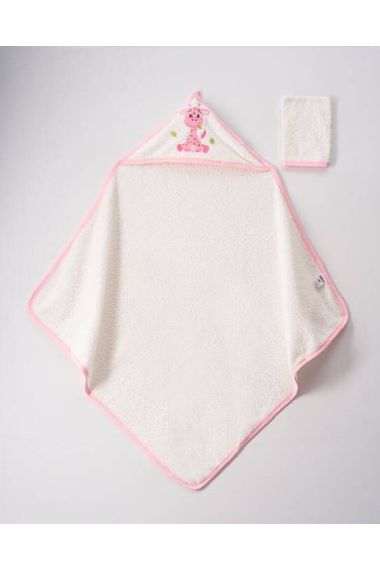 Wholesale Unisex 2-Piece Set with Scrub Mitt and Towel 80x80 - Brand: Ramel Kids - Kids & Baby Clothes Wholesale - Globality Store