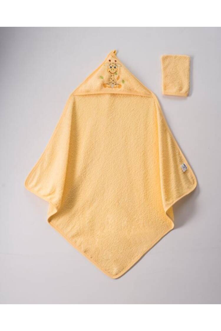 Wholesale Unisex 2-Piece Set with Scrub Mitt and Towel 80x80 - Brand: Ramel Kids - Kids & Baby Clothes Wholesale - Globality Store