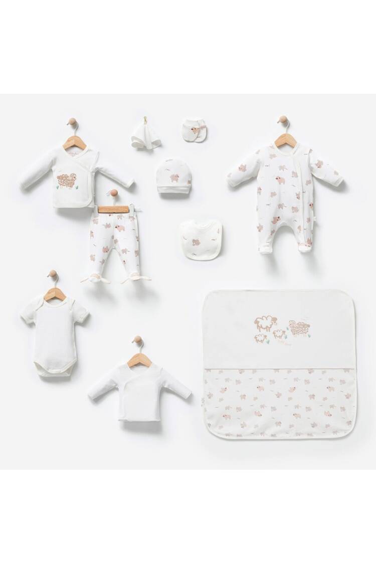 Wholesale Unisex Baby 10-Piece Newborn Set 0M - Brand: Babyline - Kids & Baby Clothes Wholesale - Globality Store