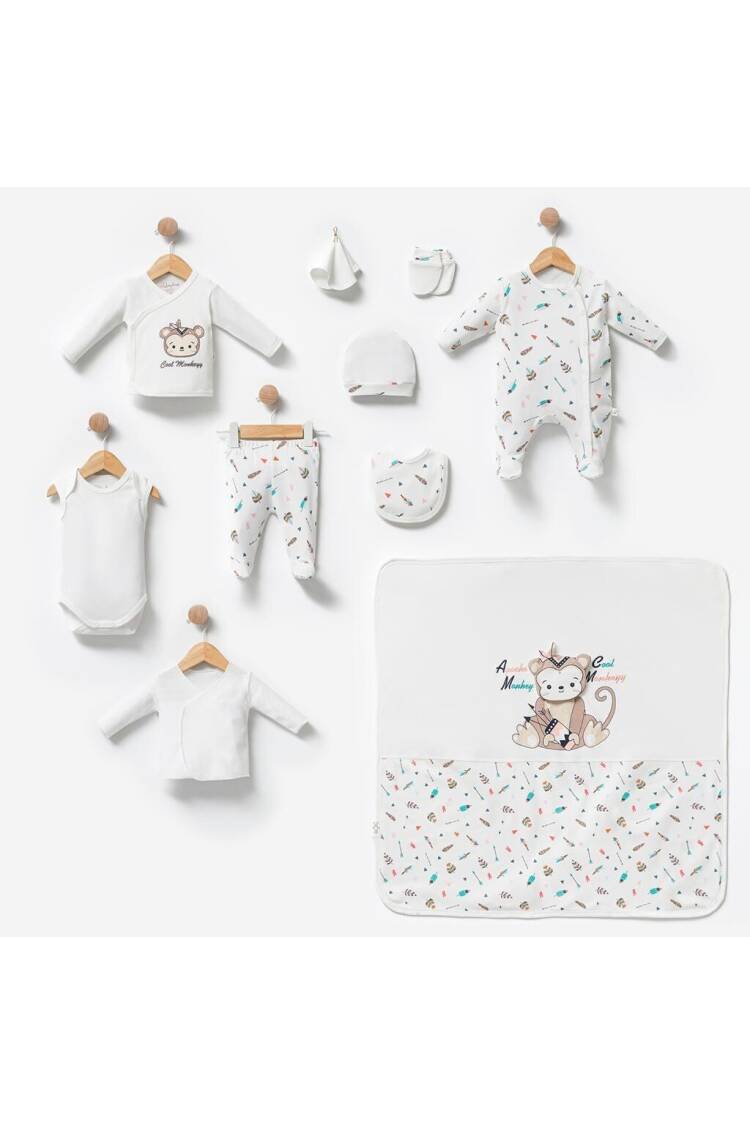 Wholesale Unisex Baby 10-Piece Newborn Set 0M - Brand: Babyline - Kids & Baby Clothes Wholesale - Globality Store