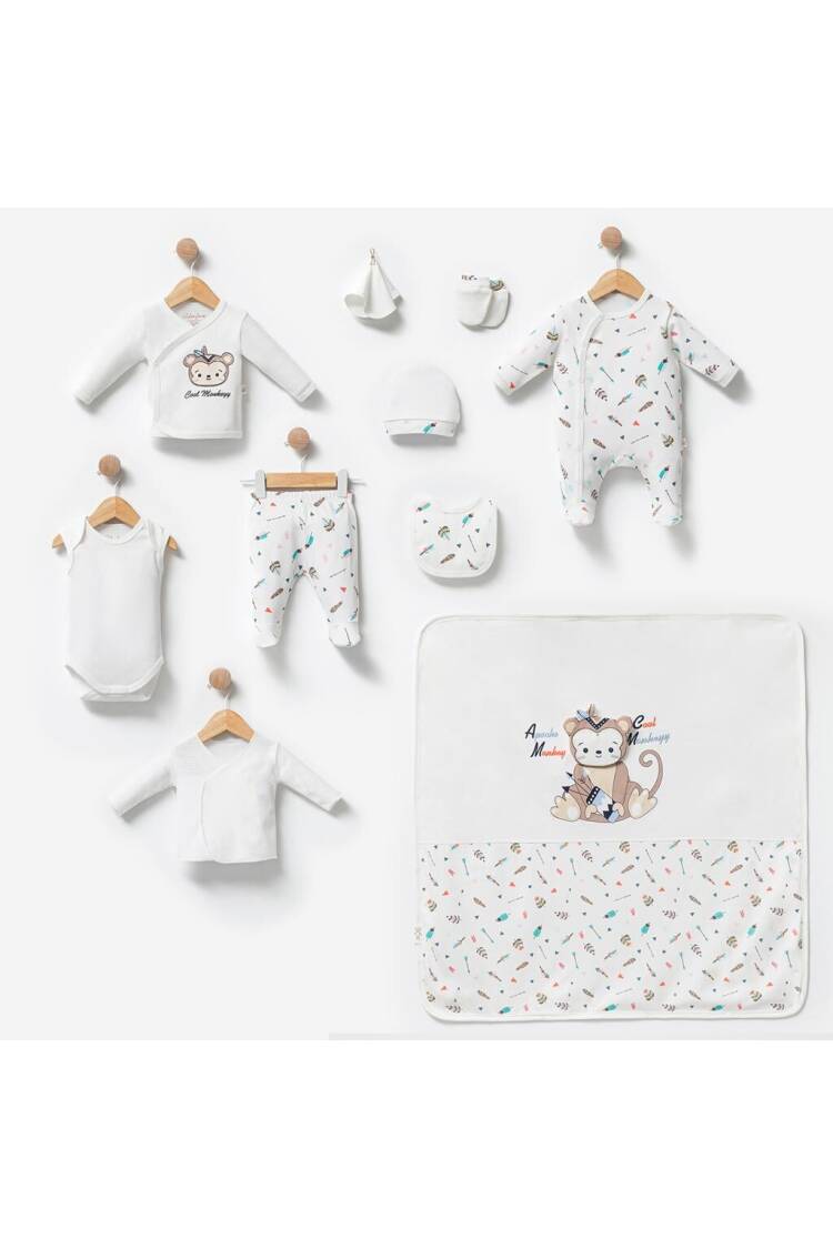 Wholesale Unisex Baby 10-Piece Newborn Set 0M - Brand: Babyline - Kids & Baby Clothes Wholesale - Globality Store