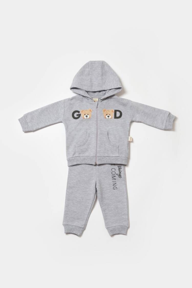 Wholesale Unisex Baby 2-Piece Cardigan and Pants Set 3-24M 100% Organic Cotton Cosy - Brand: BabyCosy - Kids & Baby Clothes Wholesale - Globality Store