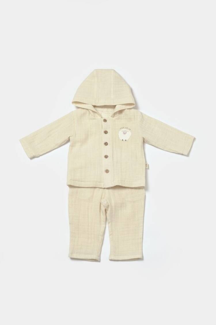 Wholesale Unisex Baby 2-Piece Hooded Jacket and Pants Set 3-24M 100% Cotton Baby Cosy - Brand: BabyCosy - Kids & Baby Clothes Wholesale - Globality Store