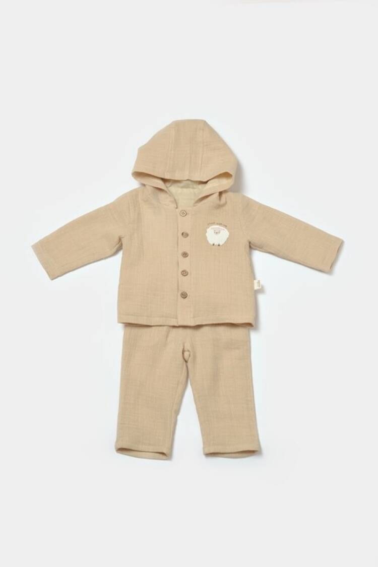 Wholesale Unisex Baby 2-Piece Hooded Jacket and Pants Set 3-24M 100% Cotton Baby Cosy - Brand: BabyCosy - Kids & Baby Clothes Wholesale - Globality Store