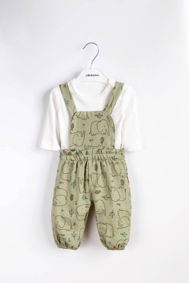 Wholesale Unisex Baby 2-Piece Jumpsuit and T-Shirt Set 3-12M - Brand: Minicorn - Kids & Baby Clothes Wholesale - Globality Store