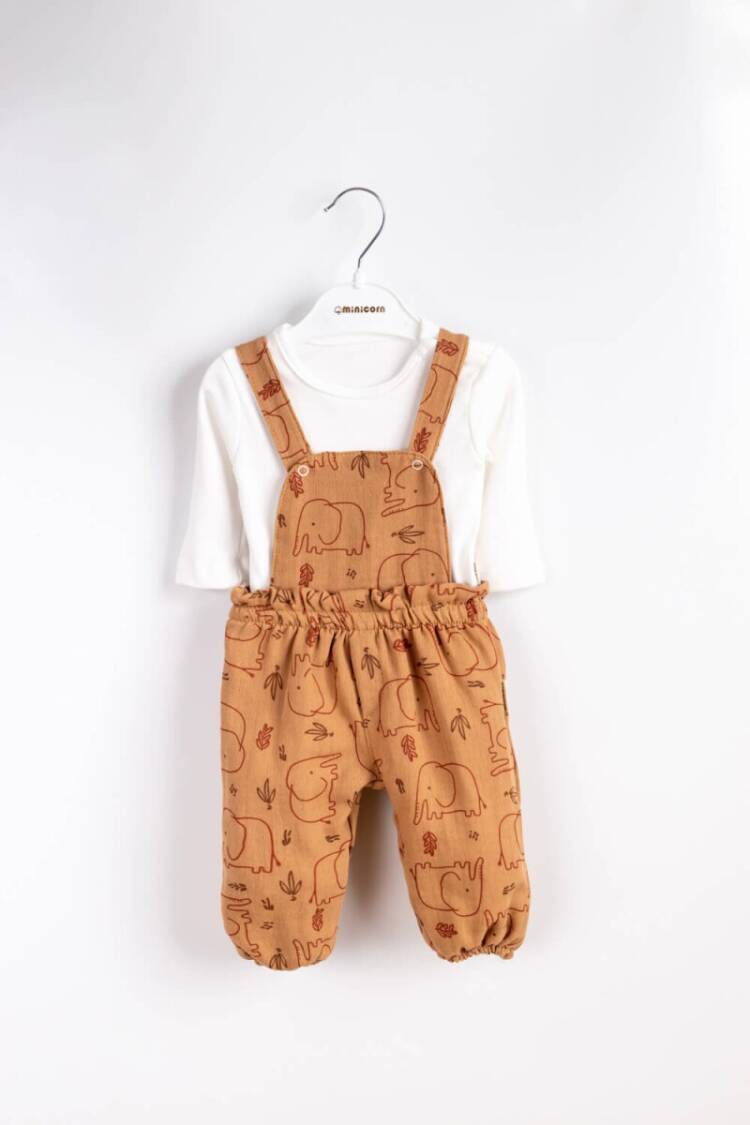 Wholesale Unisex Baby 2-Piece Jumpsuit and T-Shirt Set 3-12M - Brand: Minicorn - Kids & Baby Clothes Wholesale - Globality Store