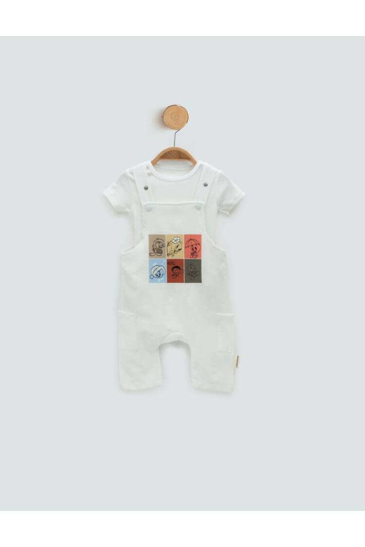 Wholesale Unisex Baby 2-Piece Overalls and T-Shirt Set 3-12M - Brand: Minicorn - Kids & Baby Clothes Wholesale - Globality Store