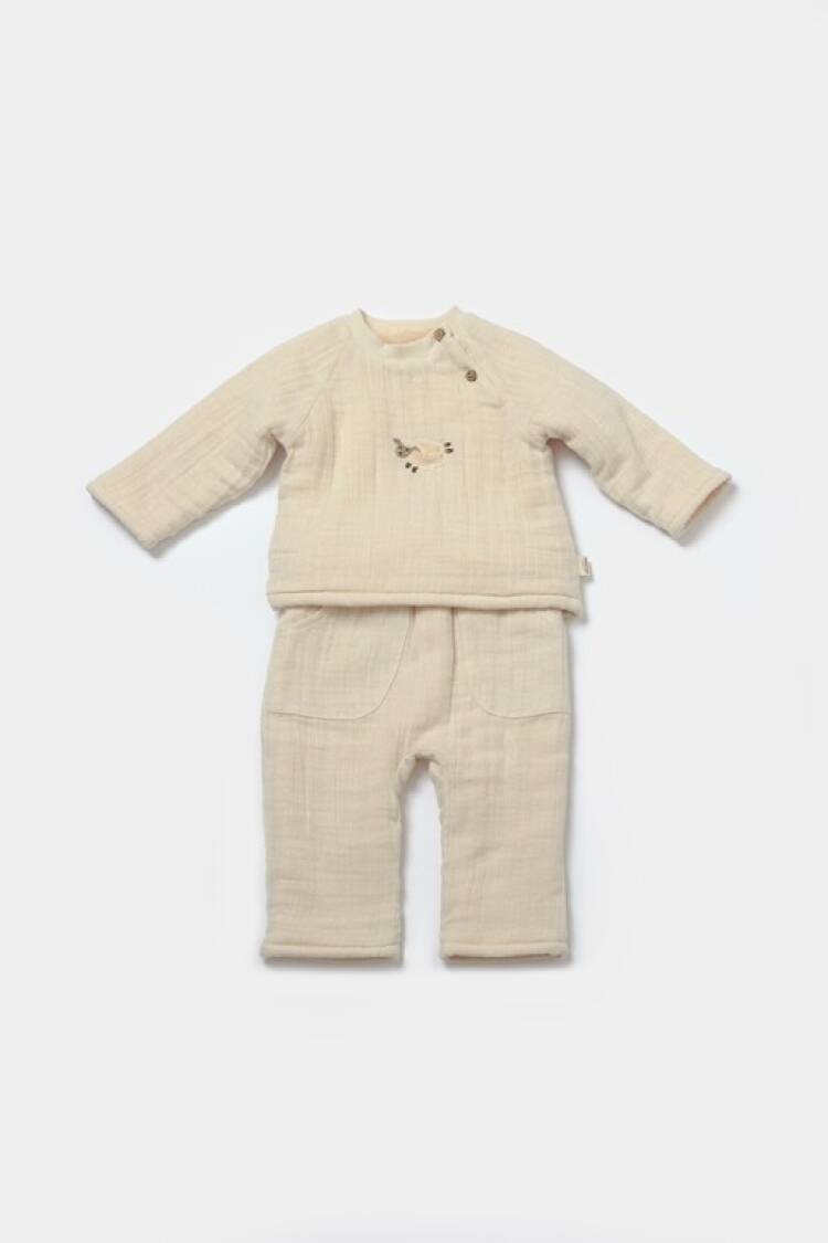 Wholesale Unisex Baby 2-Piece Sweatshirt and Pants Set %100 Cotton Baby Cosy - Brand: BabyCosy - Kids & Baby Clothes Wholesale - Globality Store