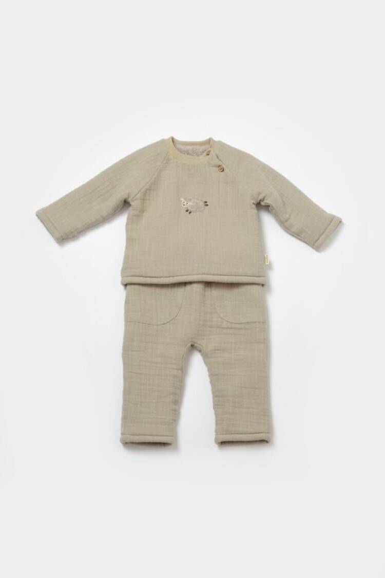 Wholesale Unisex Baby 2-Piece Sweatshirt and Pants Set %100 Cotton Baby Cosy - Brand: BabyCosy - Kids & Baby Clothes Wholesale - Globality Store