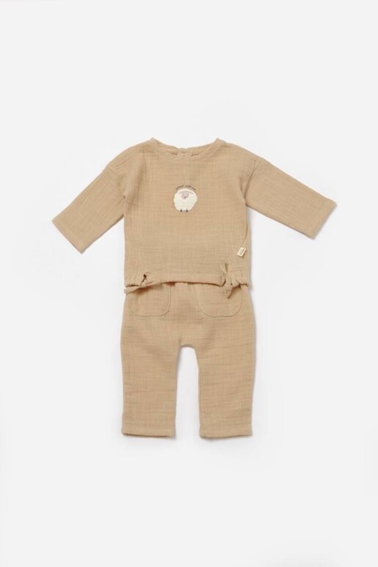 Wholesale Unisex Baby 2-Piece Sweatshirt and Pants Set %100 Cotton Baby Cosy - Brand: BabyCosy - Kids & Baby Clothes Wholesale - Globality Store
