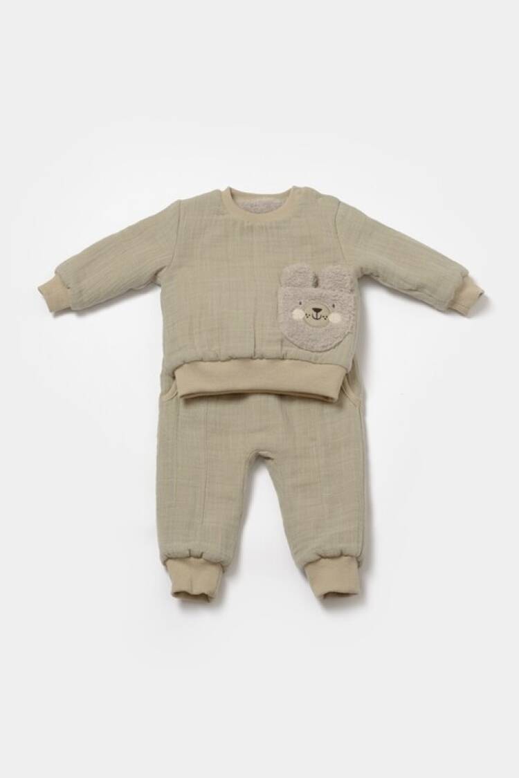 Wholesale Unisex Baby 2-Piece Sweatshirt and Pants Set 100% Cotton Baby Cosy - Brand: BabyCosy - Kids & Baby Clothes Wholesale - Globality Store