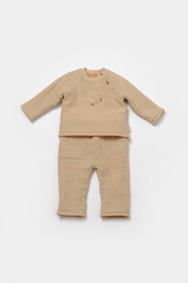 Wholesale Unisex Baby 2-Piece Sweatshirt and Pants Set %100 Cotton Cosy - Brand: BabyCosy - Kids & Baby Clothes Wholesale - Globality Store