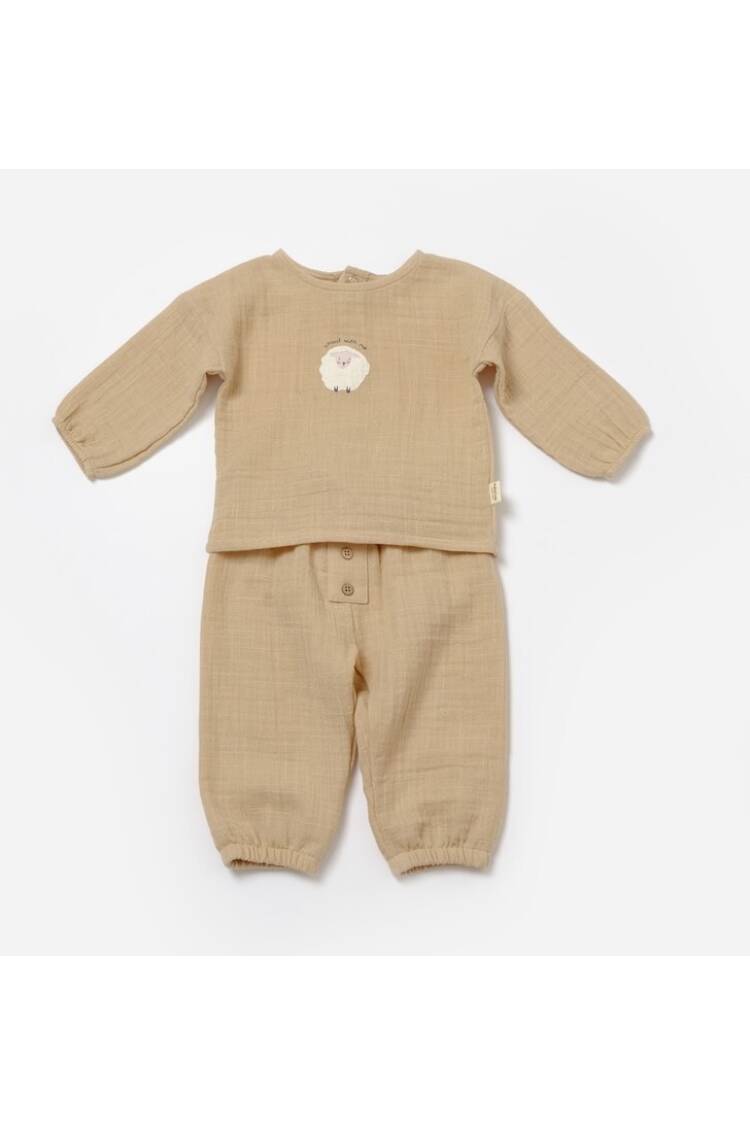 Wholesale Baby 2-Piece Sweatshirt and Pants Set 3-24M 100% Cotton Organic Baby Cosy - Brand: BabyCosy - Kids & Baby Clothes Wholesale - Globality Store