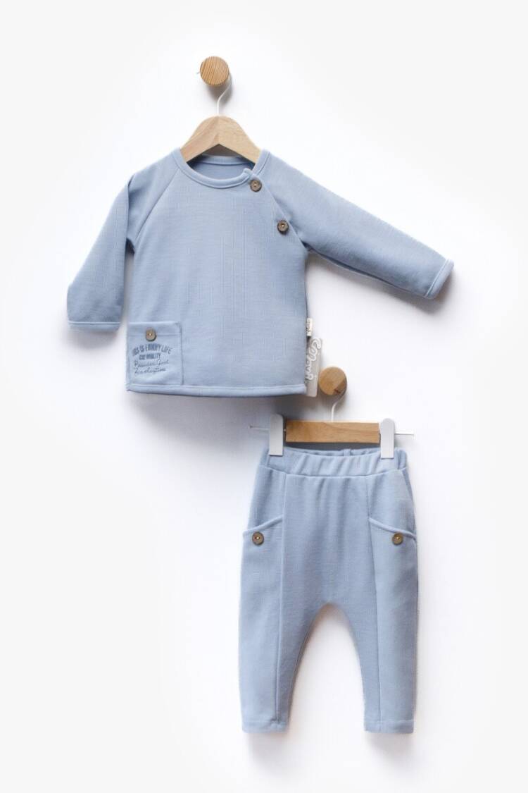 Wholesale Unisex Baby 2pcs Tracksuit Set 6-36M - Brand: Flexi Baby - Kids & Baby Clothes Wholesale - Globality Store