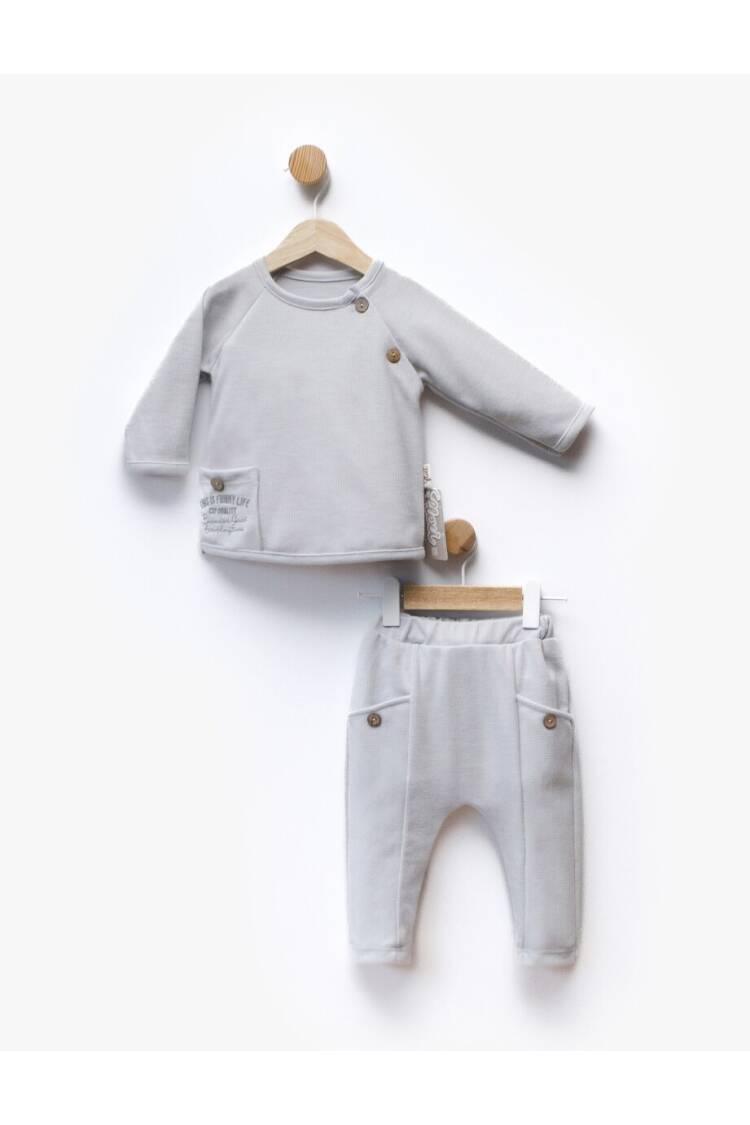 Wholesale Unisex Baby 2pcs Tracksuit Set 6-36M - Brand: Flexi Baby - Kids & Baby Clothes Wholesale - Globality Store