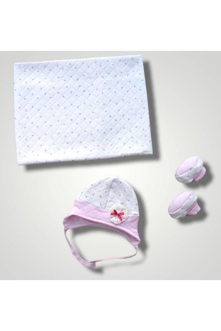 Wholesale Unisex Baby 3-Piece Blanket Set 80x85 cm - Brand: Tomuycuk - Kids & Baby Clothes Wholesale - Globality Store