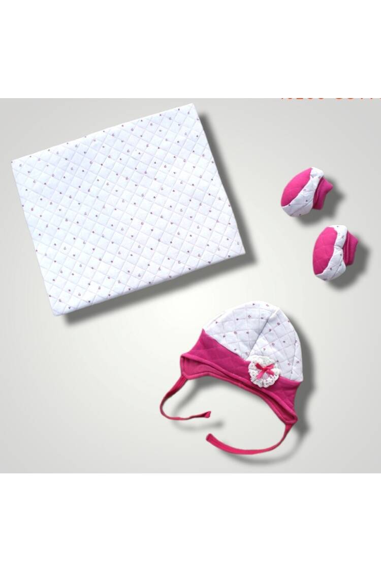 Wholesale Unisex Baby 3-Piece Blanket Set 80x85 cm - Brand: Tomuycuk - Kids & Baby Clothes Wholesale - Globality Store