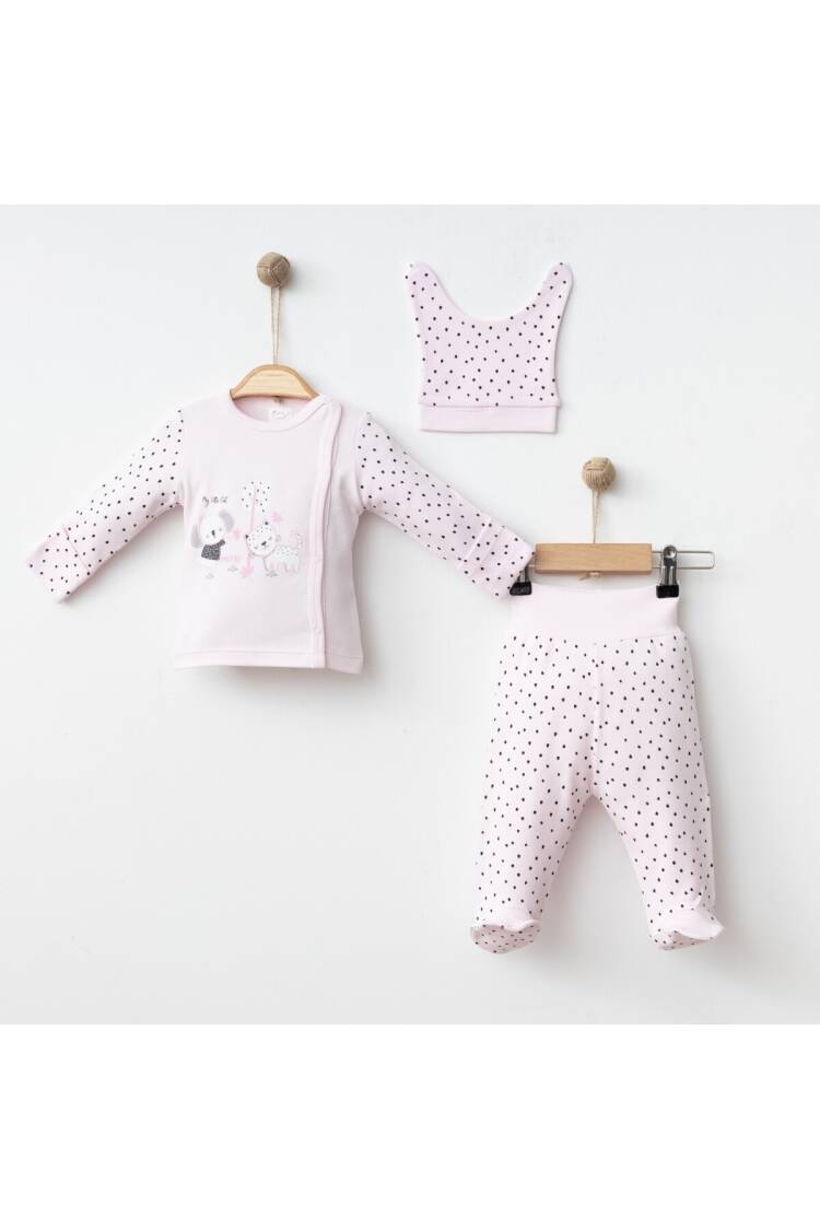 Wholesale Unisex Baby 3-Piece Newborn Set 0-3M - Brand: Gümüş Baby - Kids & Baby Clothes Wholesale - Globality Store
