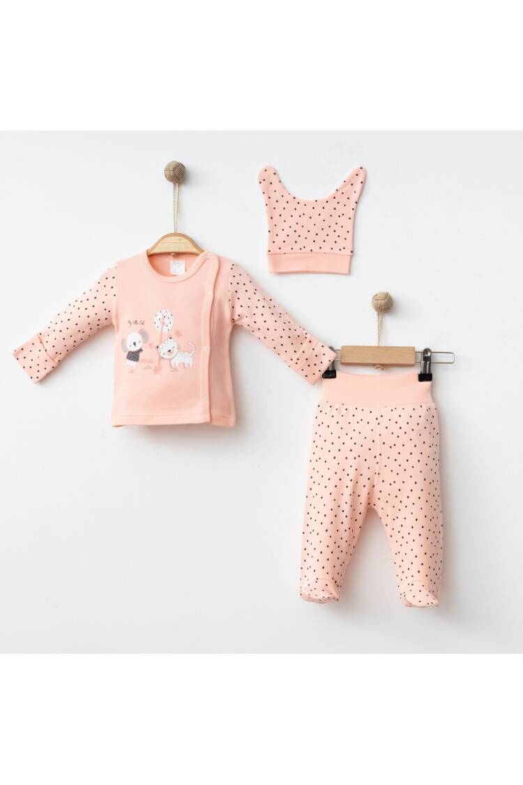 Wholesale Unisex Baby 3-Piece Newborn Set 0-3M - Brand: Gümüş Baby - Kids & Baby Clothes Wholesale - Globality Store