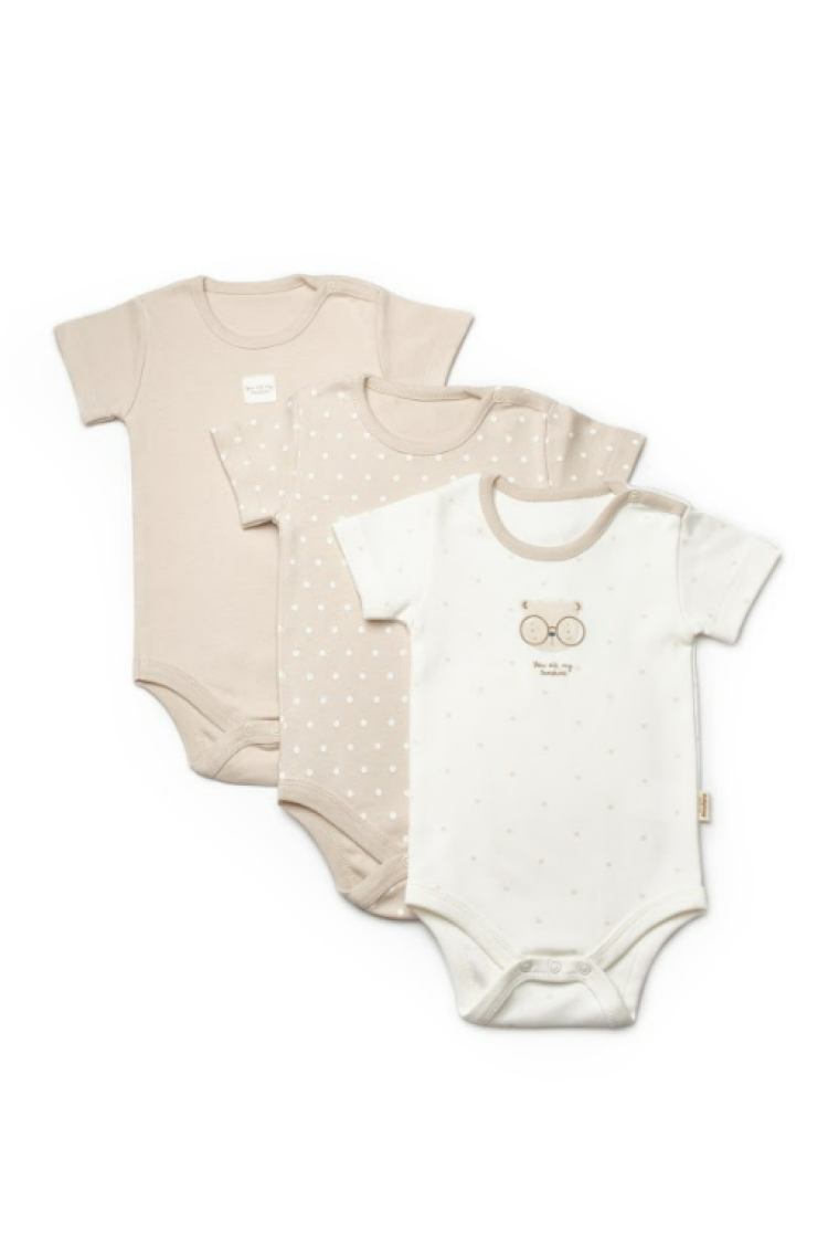 Wholesale Unisex Baby 3-Piece Short Sleeve Bodysuit Boxed Set 9-24M - Brand: BabyCosy - Kids & Baby Clothes Wholesale - Globality Store