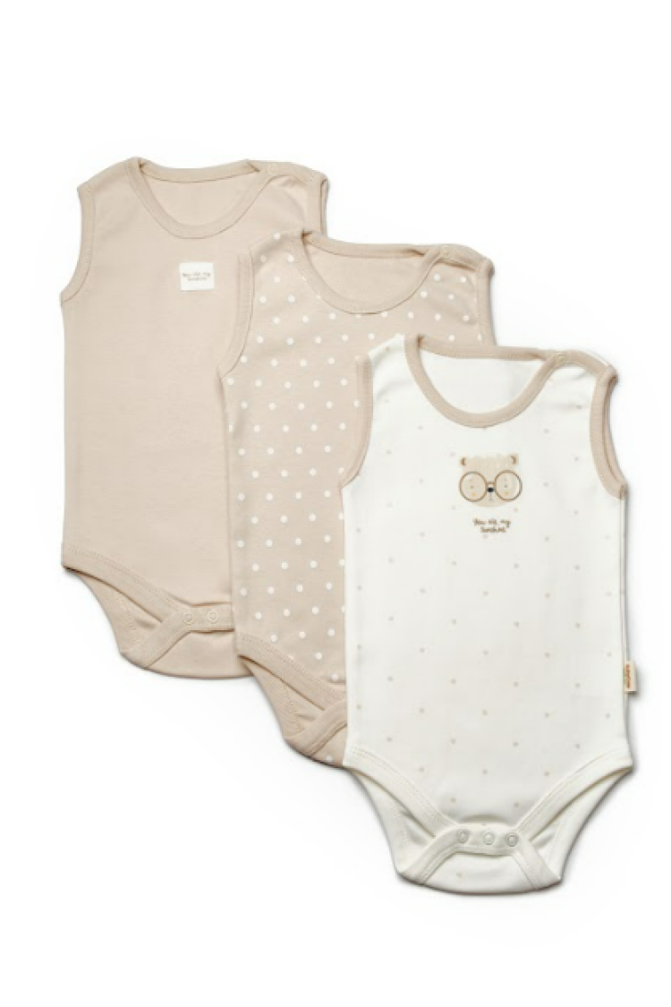 Wholesale Unisex Baby 3-Piece Suspender Bodysuit Boxed Set 0-9M - Brand: BabyCosy - Kids & Baby Clothes Wholesale - Globality Store