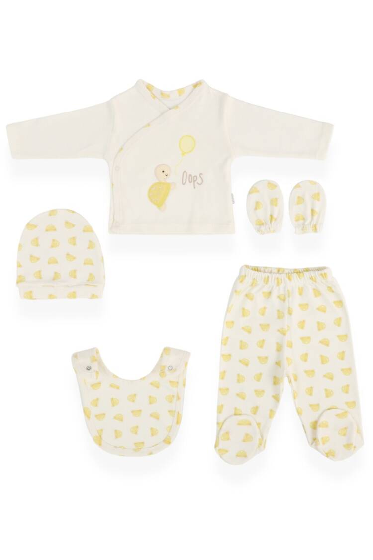 Wholesale Unisex Baby 5-Piece Newborn Set 0-3M - Brand: Bebitof - Kids & Baby Clothes Wholesale - Globality Store