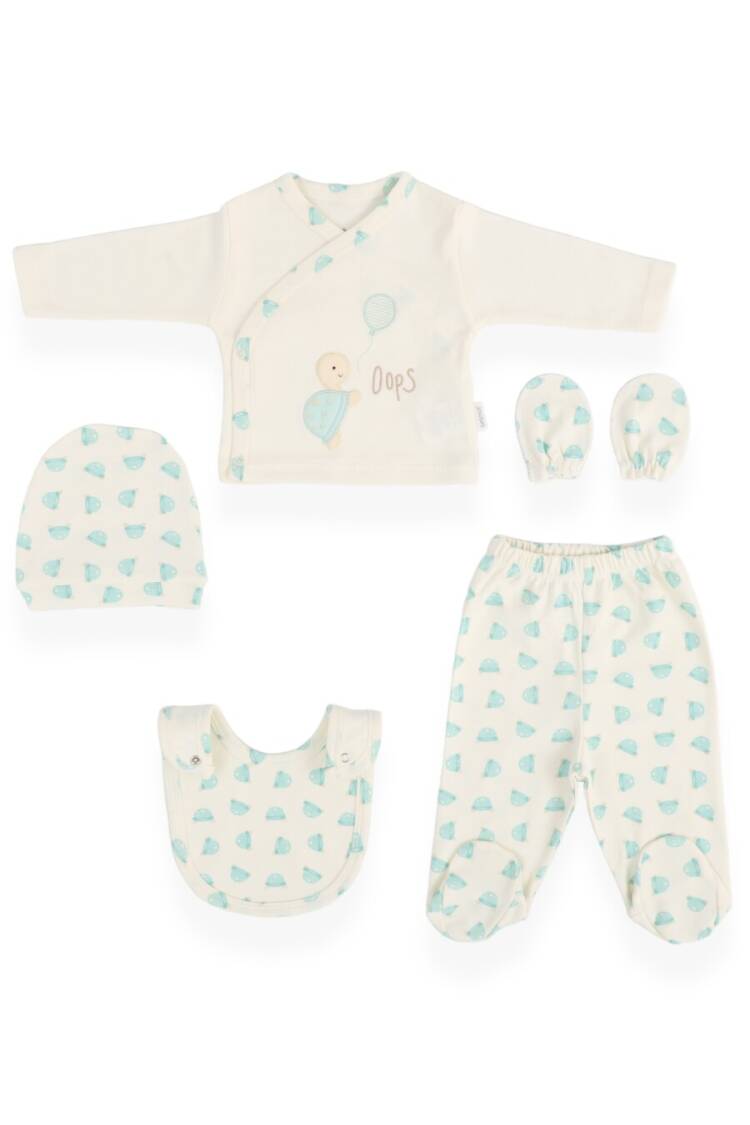 Wholesale Unisex Baby 5-Piece Newborn Set 0-3M - Brand: Bebitof - Kids & Baby Clothes Wholesale - Globality Store