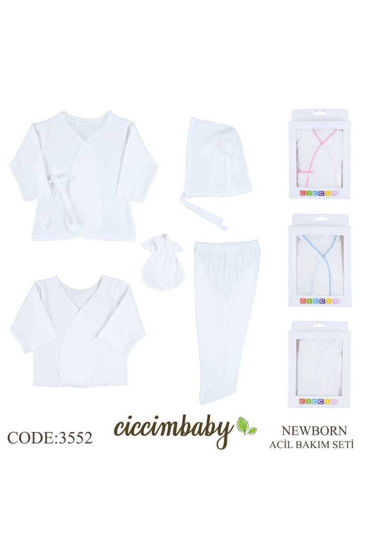 Wholesale Unisex Baby 5-Piece Newborn Set 0M - Brand: Ciccimbaby - Kids & Baby Clothes Wholesale - Globality Store