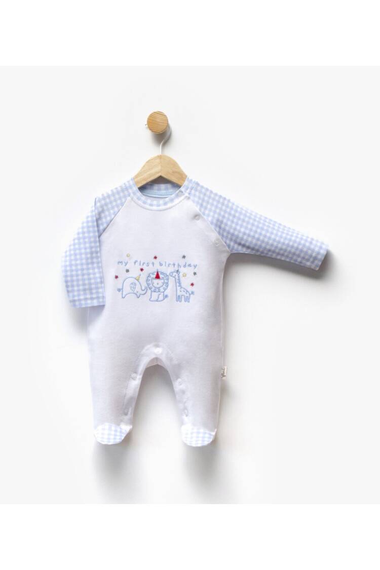Wholesale Unisex Baby Embroidered Jumpsuit 0-6M - Brand: Flexi Baby - Kids & Baby Clothes Wholesale - Globality Store