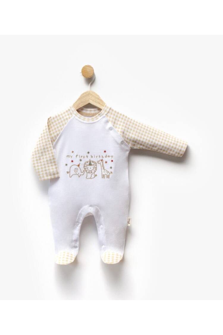 Wholesale Unisex Baby Embroidered Jumpsuit 0-6M - Brand: Flexi Baby - Kids & Baby Clothes Wholesale - Globality Store