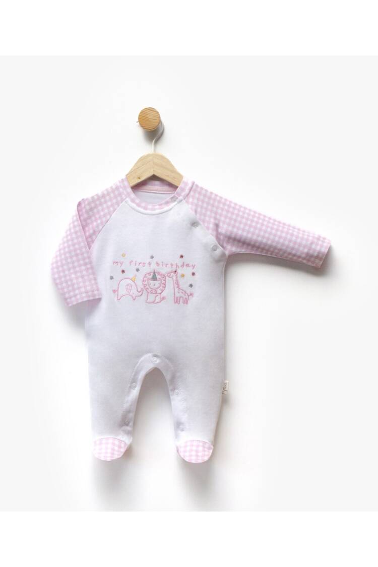 Wholesale Unisex Baby Embroidered Jumpsuit 0-6M - Brand: Flexi Baby - Kids & Baby Clothes Wholesale - Globality Store