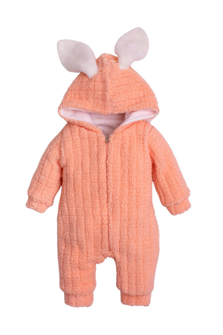 Wholesale Unisex Baby Hooded Overalls 3-12M - Brand: Kidexs - Kids & Baby Clothes Wholesale - Globality Store