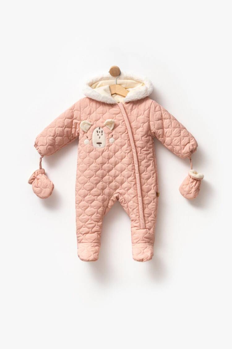 Wholesale Unisex Baby Jumpsuit Coat and Gloves Set 0-12M - Brand: Babyline - Kids & Baby Clothes Wholesale - Globality Store