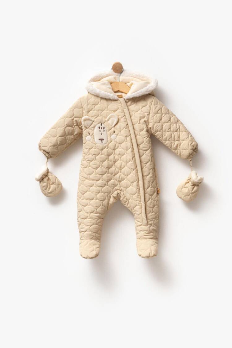 Wholesale Unisex Baby Jumpsuit Coat and Gloves Set 0-12M - Brand: Babyline - Kids & Baby Clothes Wholesale - Globality Store