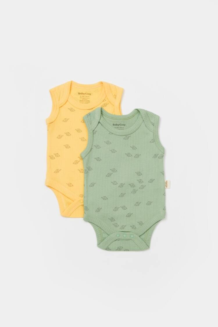 Wholesale Unisex Baby Modal 2-Piece Strappy Badi 0-24M Baby Cosy - Brand: BabyCosy - Kids & Baby Clothes Wholesale - Globality Store